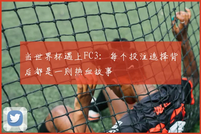 当世界杯遇上FC3:每个投注选择背后都是一则热血故事